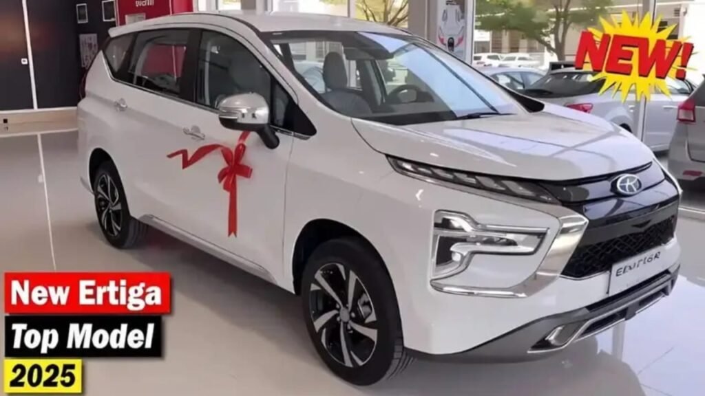 Maruti Suzuki Ertiga 2025 – Premium 7-Seater MPV with 1.5L Smart Hybrid Engine, Dual-Tone Luxury Cabin & 35km/l Mileage!