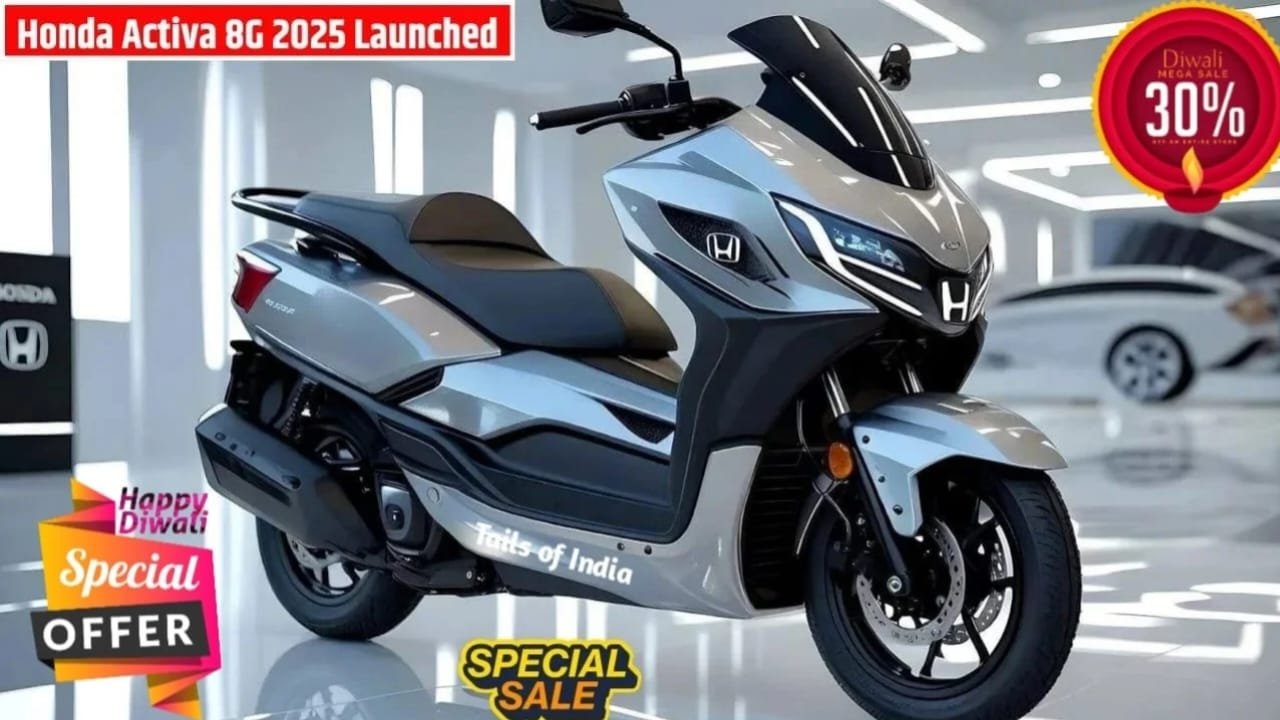 Honda Activa 8G 2025 – 125cc Smart Engine, 65kmpl Mileage & Voice Assist Features at Just ₹59,999!